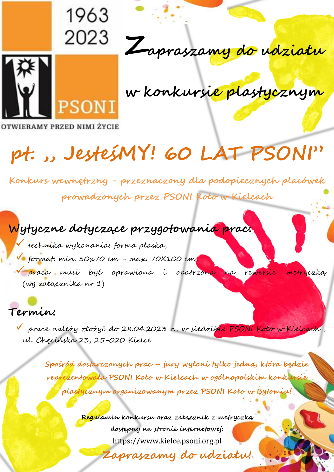 Plakat Konkurs Plastyczny